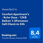 דירה Comfort Apartment - Ruhe Oase - Balkon - Parkplatz - Self Check-In 24H